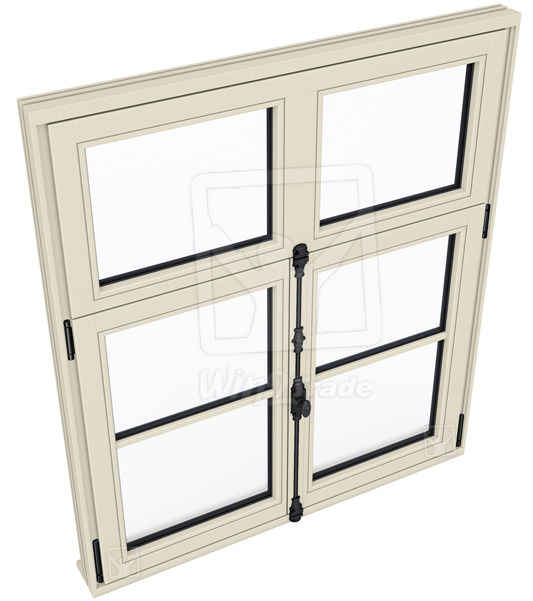 Wooden French windows 2