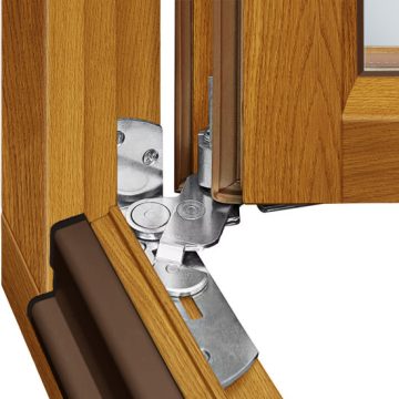 Wooden windows – invisible hinges