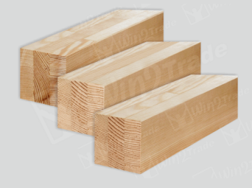 Wood made of laminated timber