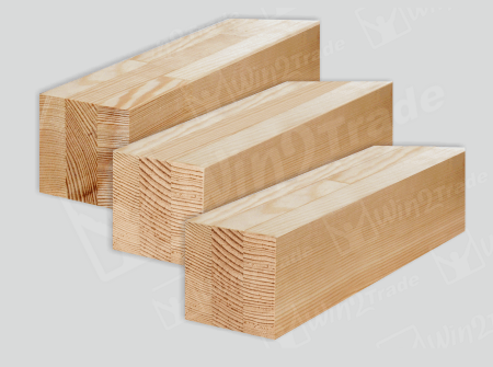 Wood made of laminated timber